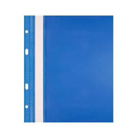 Skoroszyt Biurfol A5/2cm PVC z E/perf, Niebieski